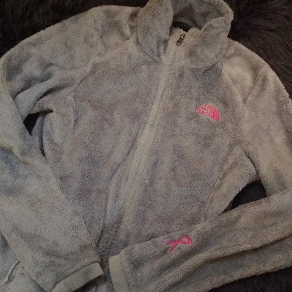 Gray North face Jacket